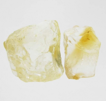 Good Price Parcel 2 pcs Rough/Uncut Very Nice Citrine 46,64 carat Natural Transparent Crystal fr Brazil Purchase Now!