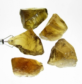 Bra Pris Parti 5 st Rå&Oslipad Mycket Fin Citrin 129,07 carat Naturlig Transparent Kristall fr Brasilien Köp Nu!