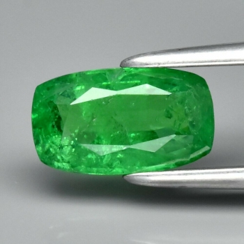 Bra Pris Vackert Intensiv Kromgrön Tsavorit 1,09 carat Kudd Slipning Härlig Lyster Fin Kvalitet fr Tanzania Köp Nu!