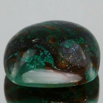 Bra Pris Sällsynt Gem Silica 8,39 carat Kudd Cabochon Fint Färg Mönster fr Arizona i USA Köp Nu!