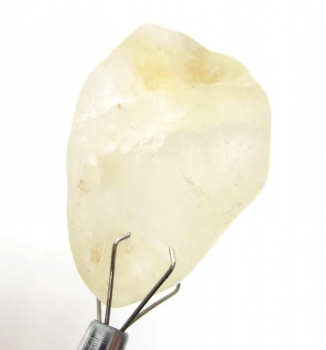 Bra Pris Fin Kvalitet Rå&Oslipad Topas 77,11 carat Naturlig Kristall Fluvialt Matrial från Brasilien Köp Nu!