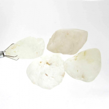Bra Pris Parti 4 st Fin Kvalitet Rå&Oslipad Topas 174 carat Naturlig Kristall Fluvialt Matrial från Brasilien Köp Nu!
