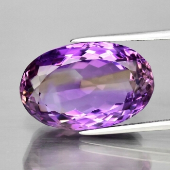 Bra Pris Obehandlad Topp Kvalitet Mycket Vacker Ametrin 19,68 carat Oval Slipning från Bolivia Köp Nu!