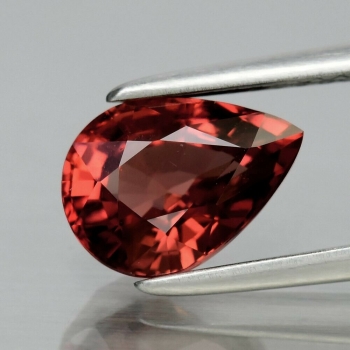 Bra Pris Mycket Sällsynt Rosaaktigt Orange Malaya Granat 2,13 carat Dropp Slipning Topp Kvalitet&Lyster från Tanzania Köp Nu!