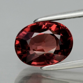 Bra Pris Mycket Sällsynt Rosaaktigt Orange Malaya Granat 2,57 carat Oval Slipning Topp Kvalitet&Lyster från Tanzania Köp Nu!