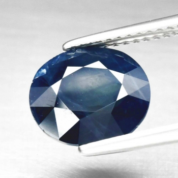 Bra Pris Certifierad Obehandlad Djup Blå Safir 4,75 carat Oval Slipning Fin Kvalitet från Nigeria Köp Nu!