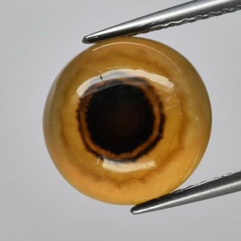 Bra Pris Certifierad Mycket Ovanlig Kalcit 4,93 carat Rund Cabochon Vacker Unik Färg från Thailand Köp Nu!