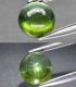 Bra Pris Certifierad Sällsynt Grön Turmalin Kattöga 2,18 carat Rund Cabochon Transparent Skarpt Öga från Mozambique Köp Nu!
