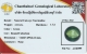 Bra Pris Certifierad Sällsynt Grön Turmalin Kattöga 2,18 carat Rund Cabochon Transparent Skarpt Öga från Mozambique Köp Nu!