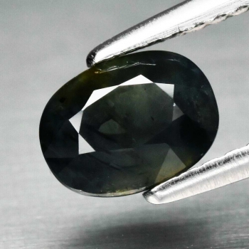 Bra Pris Fin Djup Blåaktigt Grön Safir 1,33 carat Oval Slipning Fin Kvalitet Sällsynt Ursprung Etiopien Köp Nu!