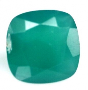 Bra Pris Mycket Vacker Skarp Grön Agat 2,09 carat Kudd Fasett Slipning från Botswana Afrika Köp Nu!