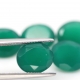 Bra Pris Mycket Vacker Skarp Grön Agat 4,08 carat Oval Fasett Slipning från Botswana Afrika Köp Nu!