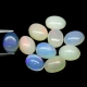 Bra Pris Parti 10 st Topp Lyster Etiopisk Opal 8,26 carat Oval Cabochon Slipning Mycket Fin Kvalitet Köp Nu!