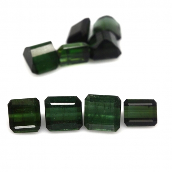 Good Price Parcel 9 pcs Nice Quality Various Green Tourmaline 11,18 carat Octagon Cut Nice Luster from Nigeria Purchase Now!