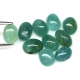 Bra Pris Parti 10 st Fin Sällsynt Grandidierit 13,29 carat Oval Cabochon Slipad Fin Kvalitet från Madagaskar Köp Nu!