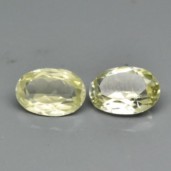 Bra Pris Parti 2 st Mycket Sällsynt Sillimanit (Fibrolit) 1,67 carat Oval Slipad från Afrika Mycket Fin Kvalitet Köp Nu!