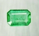 Bra Pris Certifierad Sällsynt Blåaktigt Grön Smaragd 1,41 carat Oktagon Topp Kvalitet från Panjshir Valley Afganistan Köp Nu!