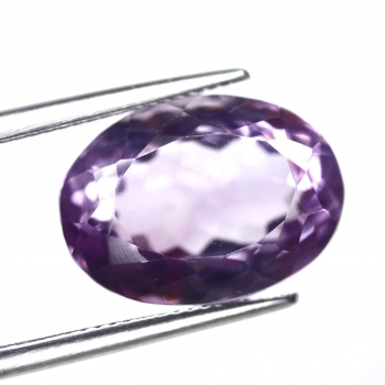 Bra Pris Mycket Vacker Violett Ametist 14,41 carat Oval Slipning Mycket Bra Kvalitet & Lyster från Brasilien Köp Nu!