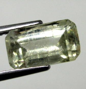 Bra Pris Sällsynt Mycket Fin Gulaktigt Grön Diopsid 2,11 carat Oktagon Slipning Bra Kvalitet & Lyster från Sri Lanka Köp Nu!