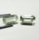 Bra Pris Parti 2 st Mycket Vacker Gulaktig Grön Heliodor (Beryll) 0,94 carat Oktagon Slipning Fin Kvalitet fr Madagaskar Köp Nu!