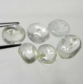 Bra Pris Parti 6 st Mycket Sällsynt Forsterit 6,22 carat Oval/Semi-rund Cabochon Samlarsten fr Burma Köp Nu!