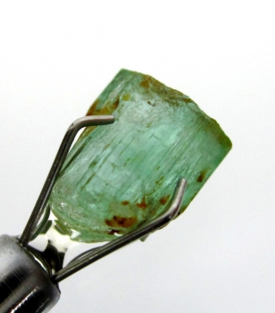 Bra Pris Rå Sällsynt Ljus Blåaktigt Grön Smargad Kristall 2,23 carat Naturlig Kristall Transparent från Afganistan Köp Nu!