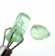 Bra Pris Parti 2 st Rå Sällsynt Blåaktigt Grön Smargad Kristall 3,29 carat Naturlig Kristall Transparent-Transl. Afghan Köp Nu!