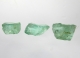 Bra Pris Parti 3 st Rå Sällsynt Blåaktigt Grön Smargad Kristall 4,06 carat Naturlig Kristall Transparent-Transl. Afghan Köp Nu!