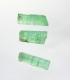 Bra Pris Parti 3 st Rå Sällsynt Blåaktigt Grön Smargad Kristall 2,93 carat Naturlig Kristall Transparent-Transl. Afghan Köp Nu!