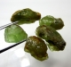 Parti 5 st Bra Pris Rå Oslipad Fin Oliv Grön Peridot 38,40 carat Naturlig Kristall Transparent-Translucent från Pakistan Köp Nu!