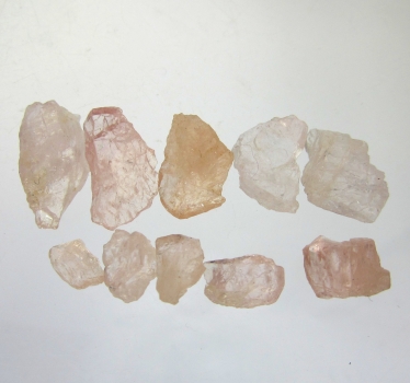 Bra Pris Parti 10 st Mycket Fin Färg Morganit (Rosa Beryll) 34,66 carat Naturlig Kristall Bra - Mycket Bra Kvalitet från Nigeria Köp Nu!