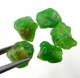 Bra Pris Parti 5 st Mycket Sällsynt Intensiv Grön Tsavorit Granat 7,87 carat Naturlig Kristall Topp Kvalitet från Tanzania Köp Nu!