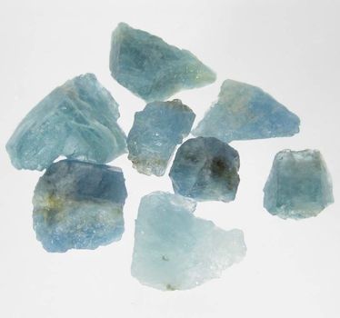 Bra Pris Parti 8 st Mycket Fin Blå S:t Maria Akvamarin 45,17 carat Naturlig Kristall Bra Kvalitet från Santa Maria de Itabira, Minas Gerais, Brazil. Köp Nu!