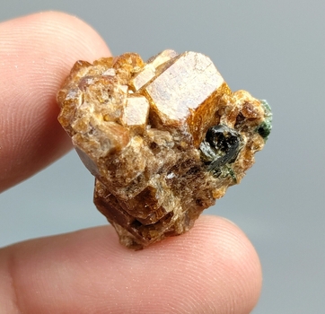 Bra Pris Mycket Fin Specimen Orange Spessartit Granat 42,87 carat Naturlig Kristall i Matrix från Afganistan Köp Nu!