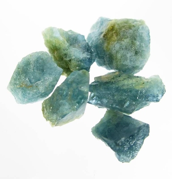 Bra Pris Parti 8 st Mycket Fin Blå S:t Maria Akvamarin 38,28 carat Naturlig Kristall Bra Kvalitet från Santa Maria de Itabira, Minas Gerais, Brazil. Köp Nu!