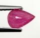Bra Pris Mycket Fin Rosaaktigt Röd - Purpur Röd Rubin 0,46 carat Dropp Slipad Fin Lyster & Prisvärd Kvalitet från Madagaskar Köp Nu!