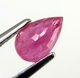 Good Price Very Nice Pinkish Red - Purple Red Ruby 0,49 carat Pear Cut Nice Luster & Price Worthy Quality from Madagascar Purchase Now!