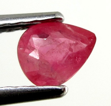 Good Price Very Nice Pinkish Red - Purple Red Ruby 0,33 carat Pear Cut Nice Luster & Price Worthy Quality from Madagascar Purchase Now!
