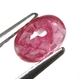 Good Price Very Nice Pinkish Red - Purple Red Ruby 0,70 carat Oval Cut Nice Luster & Price Worthy Quality from Madagascar Purchase Now!