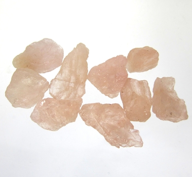 Bra Pris Parti 10 st Mycket Fin Färg Morganit (Rosa Beryll) 38,23 carat Naturlig Kristall Bra Kvalitet från Nigeria Köp Nu!