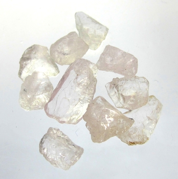 Bra Pris Parti 10 st Mycket Fin Färg Morganit (Rosa Beryll) 22,13 carat Naturlig Kristall Bra - Mycket Bra Kvalitet från Nigeria Köp Nu!