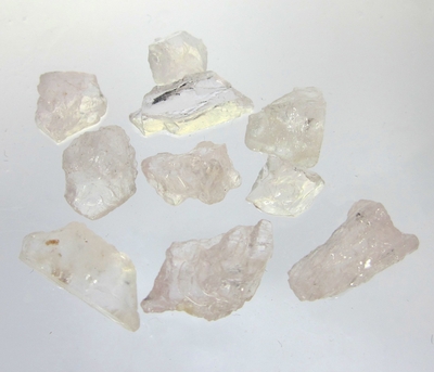 Bra Pris Parti 10 st Mycket Fin Färg Morganit (Rosa Beryll) 30,96 carat Naturlig Kristall Bra Kvalitet från Nigeria Köp Nu!