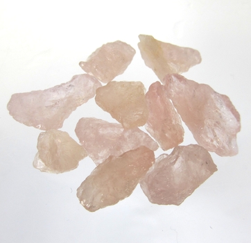 Good Price Parcel 10 pcs Very Nice Colour Morganite (Pink Beryl) 44,05 carat Natural Crystal Good - Very Good Quality from Nigeria Purchase Now!