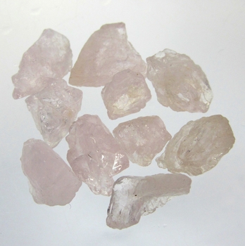 Bra Pris Parti 10 st Mycket Fin Färg Morganit (Rosa Beryll) 38,78 carat Naturlig Kristall Bra Kvalitet från Nigeria Köp Nu!
