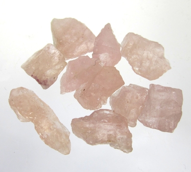 Bra Pris Parti 10 st Mycket Fin Färg Morganit (Rosa Beryll) 35,43 carat Naturlig Kristall Bra Kvalitet från Nigeria Köp Nu!