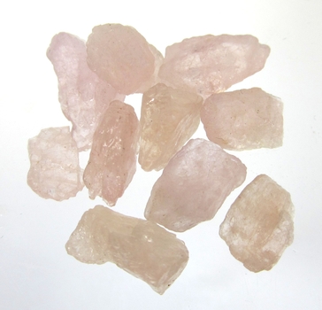 Bra Pris Parti 10 st Mycket Fin Färg Morganit (Rosa Beryll) 37,56 carat Naturlig Kristall Bra Kvalitet från Nigeria Köp Nu!