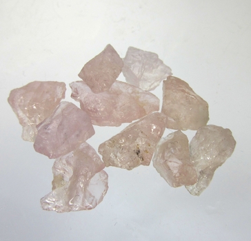 Bra Pris Parti 10 st Mycket Fin Färg Morganit (Rosa Beryll) 33,17 carat Naturlig Kristall Bra - Mycket Bra Kvalitet från Nigeria Köp Nu!