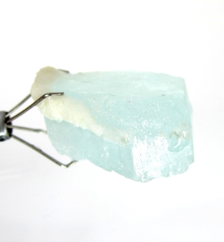 Bra Pris Mycket Fin Rå Oslipad Blå-Blågrön Akvamarin 36,35 carat Naturlig Kristall Fin Färg & Kvalitet från Skardu Pakistan Köp Nu!