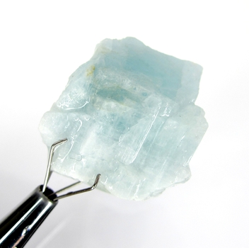 Bra Pris Mycket Fin Rå Oslipad Blå-Blågrön Akvamarin 43,06 carat Naturlig Kristall Fin Färg & Kvalitet från Skardu Pakistan Köp Nu!