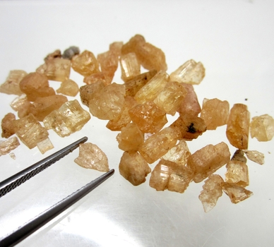 Bra Pris Parti Rå&Oslipad Äkta Imperial Orange Topas 32,24 carat Naturlig Kristall Obehandlad från Ouro Preto Brasilien Köp Nu!